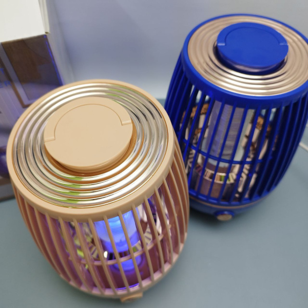 Антимоскитная лампа-ловушка для комаров и насекомых LED PHOTOCATALYST MOSQUITO KILLER USB,цвет бежевый